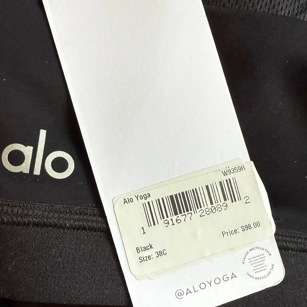 NWT Alo Yoga Power Play High Impact Bra 38C - New - Picture 6 of 9